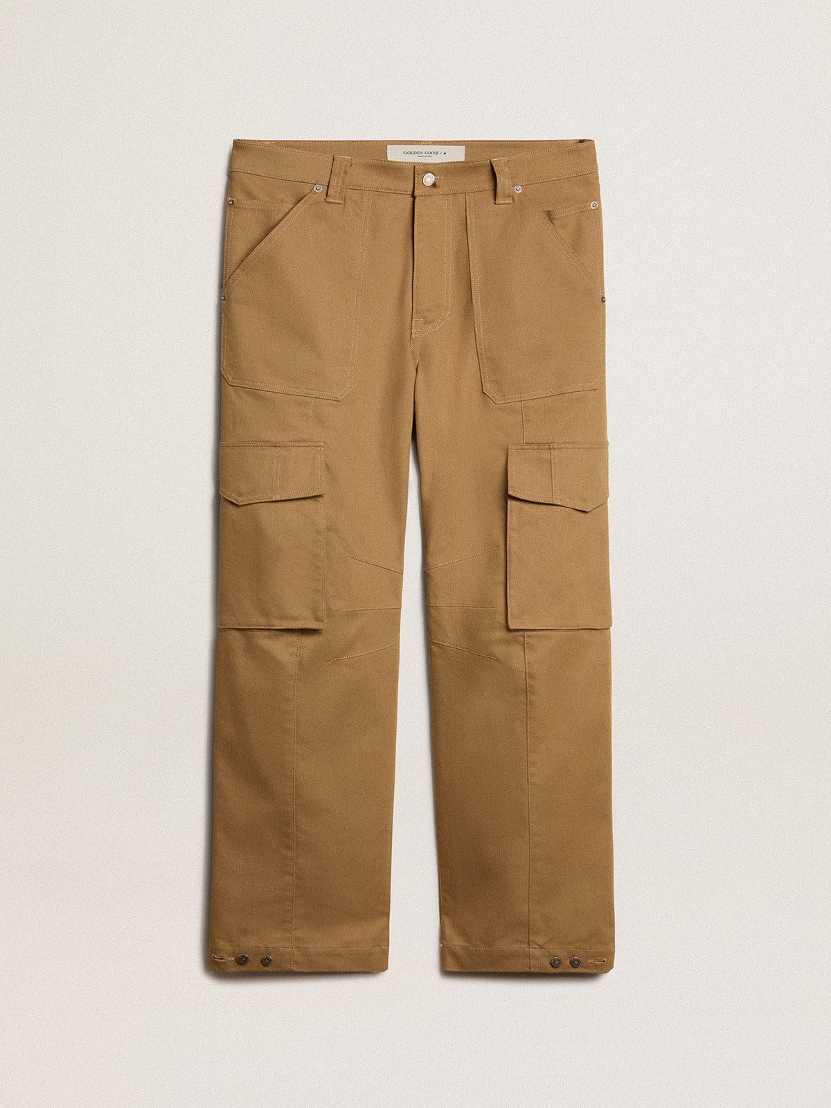 Golden Goose Beige khaki cargo pants
