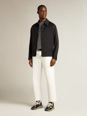 Golden Goose Men's white denim pants