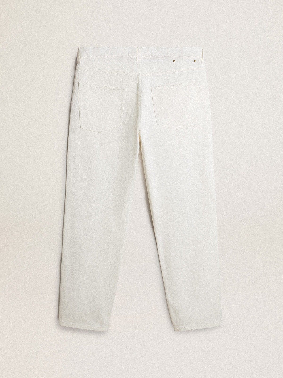 Golden Goose Men's white denim pants