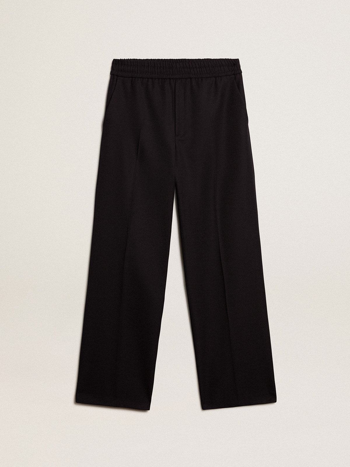 Golden Goose Men’s joggers in dark blue wool