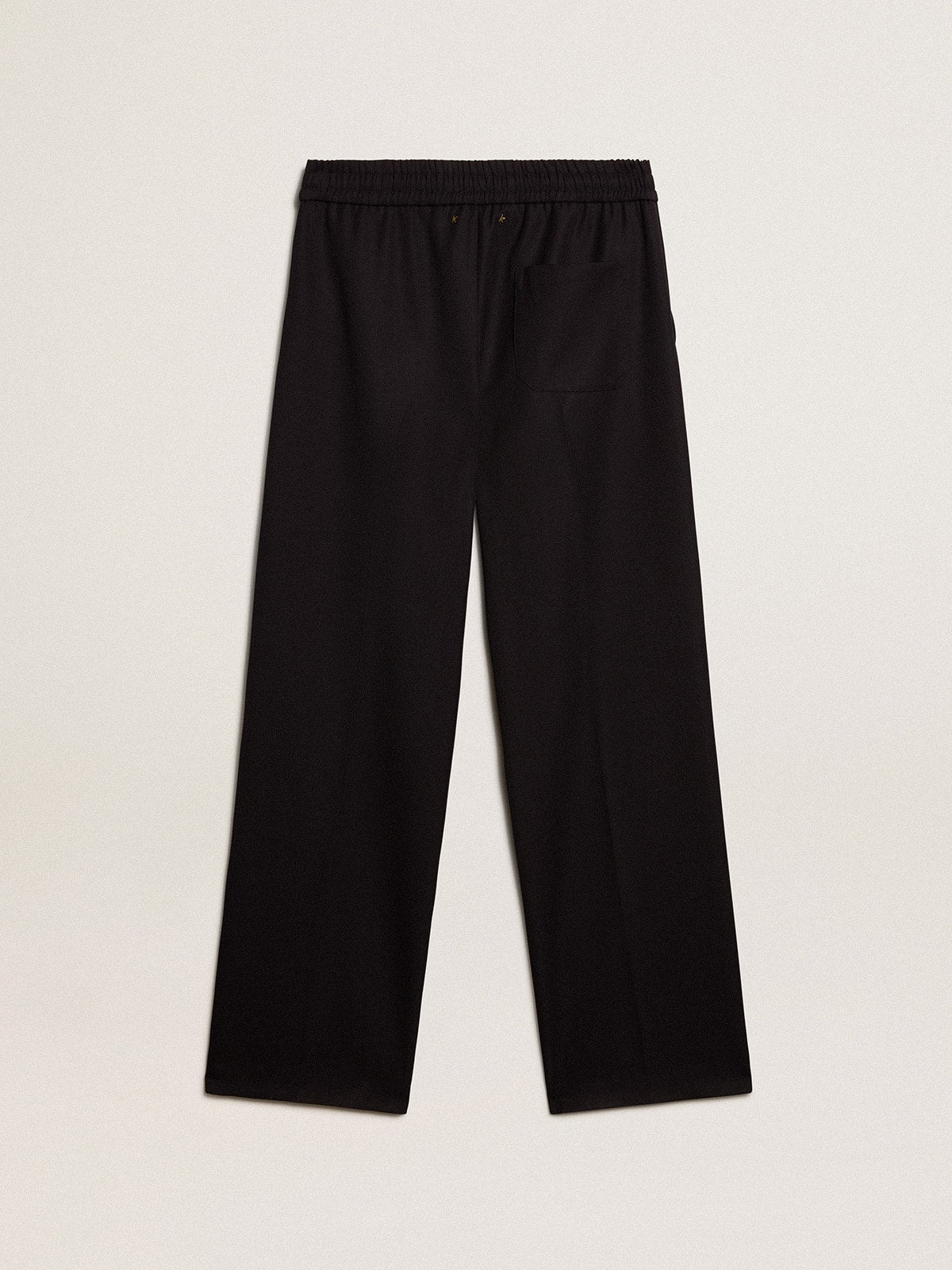 Golden Goose Men’s joggers in dark blue wool