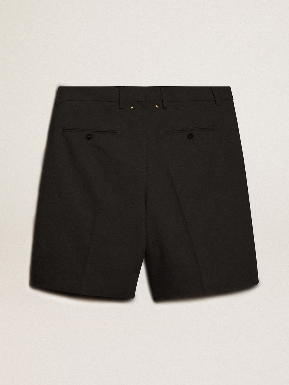 Golden Goose Men's Bermuda shorts in black cotton