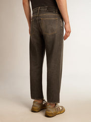 Golden Goose Men’s stonewashed-effect black jeans