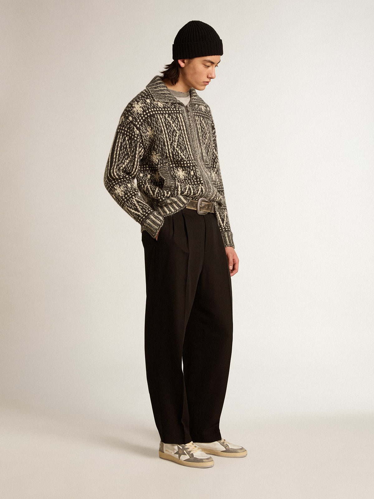 Golden Goose Black wool and viscose blend pants