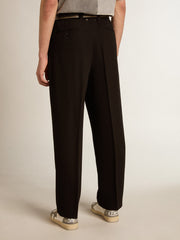 Golden Goose Black wool and viscose blend pants