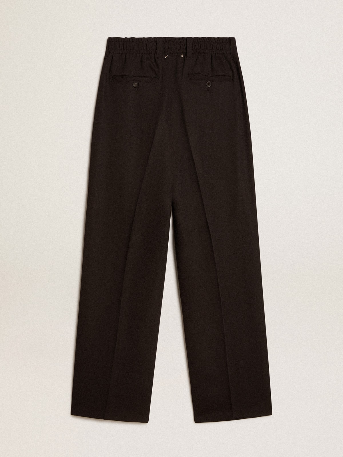 Golden Goose Black wool and viscose blend pants