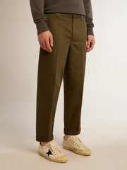 Golden Goose Military-green Golden Collection chinos