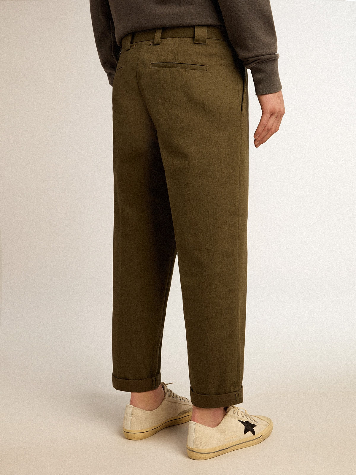 Golden Goose Military-green Golden Collection chinos