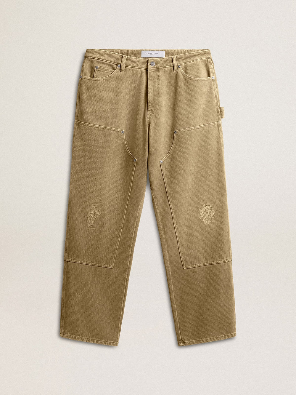 Golden Goose Men's distressed-effect cotton pants