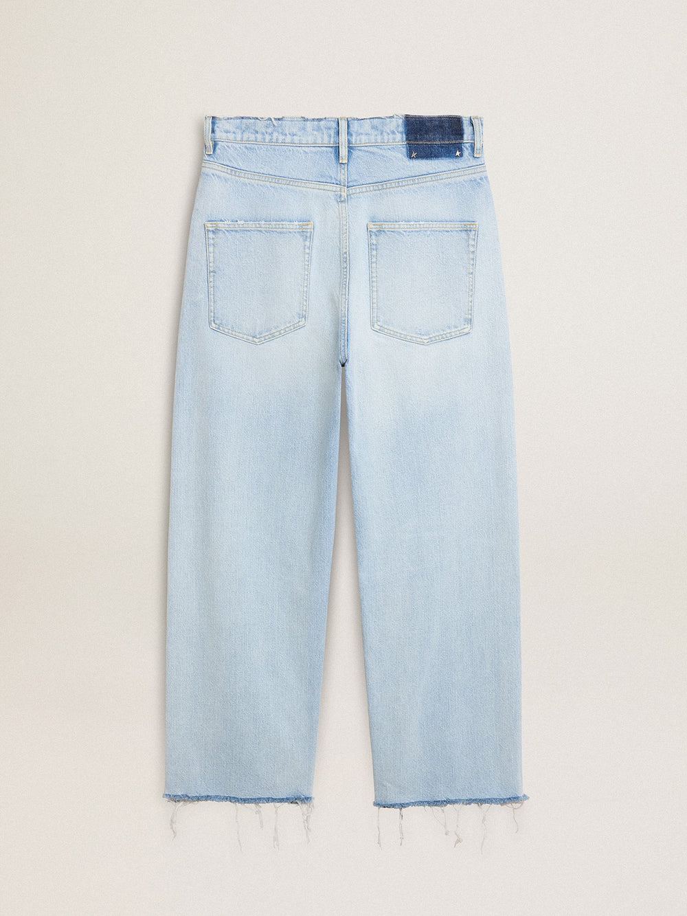Golden Goose Men’s pants in lived-in effect denim
