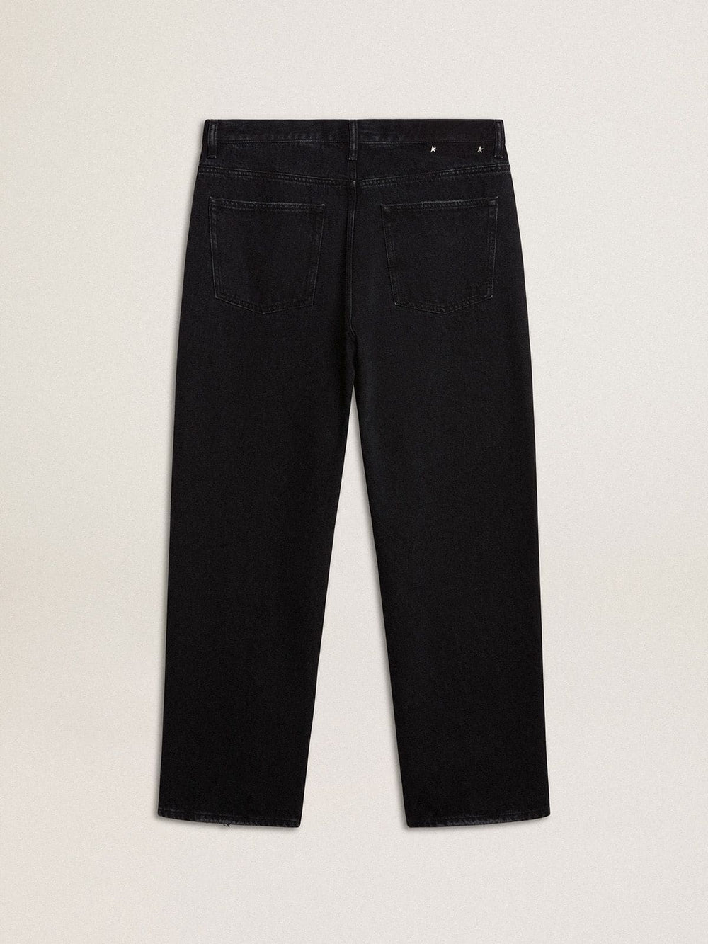 Golden Goose Men's black one-wash jeans