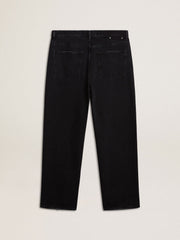 Golden Goose Men's black one-wash jeans