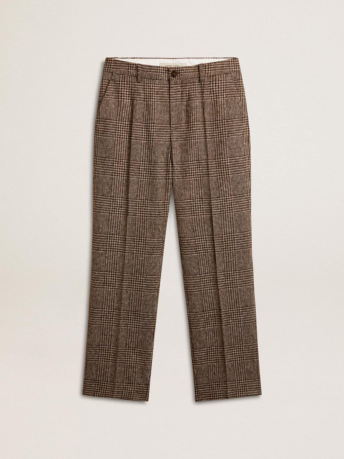Golden Goose Men's soft houndstooth pants