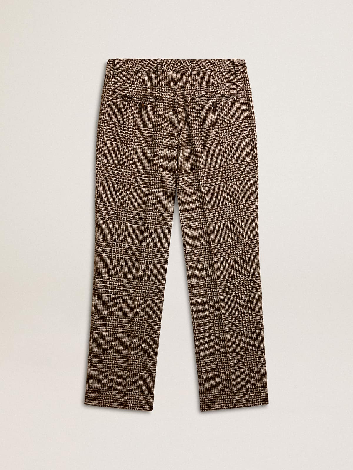 Golden Goose Men's soft houndstooth pants