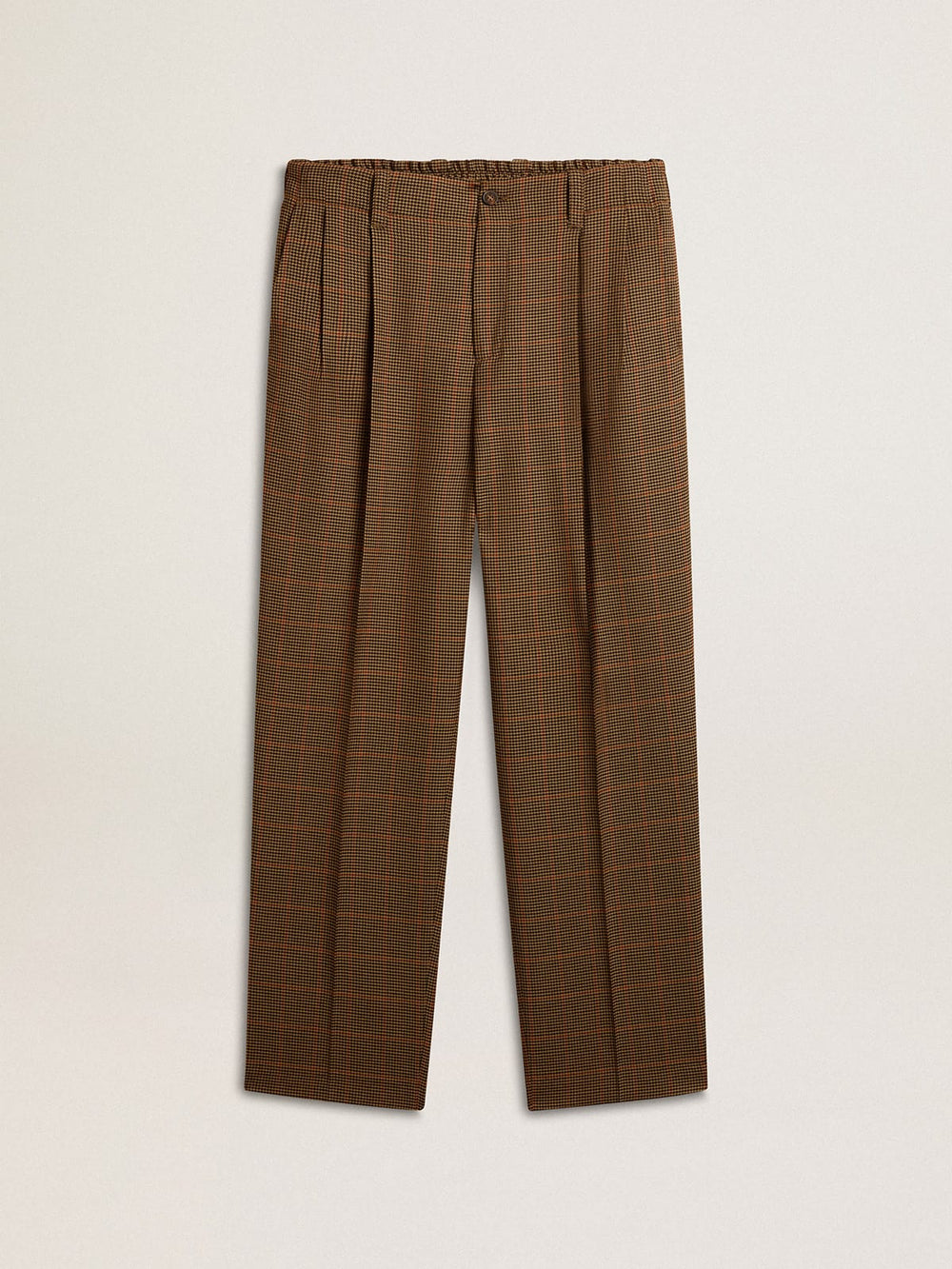 Golden Goose Men's pants in three-colored houndstooth