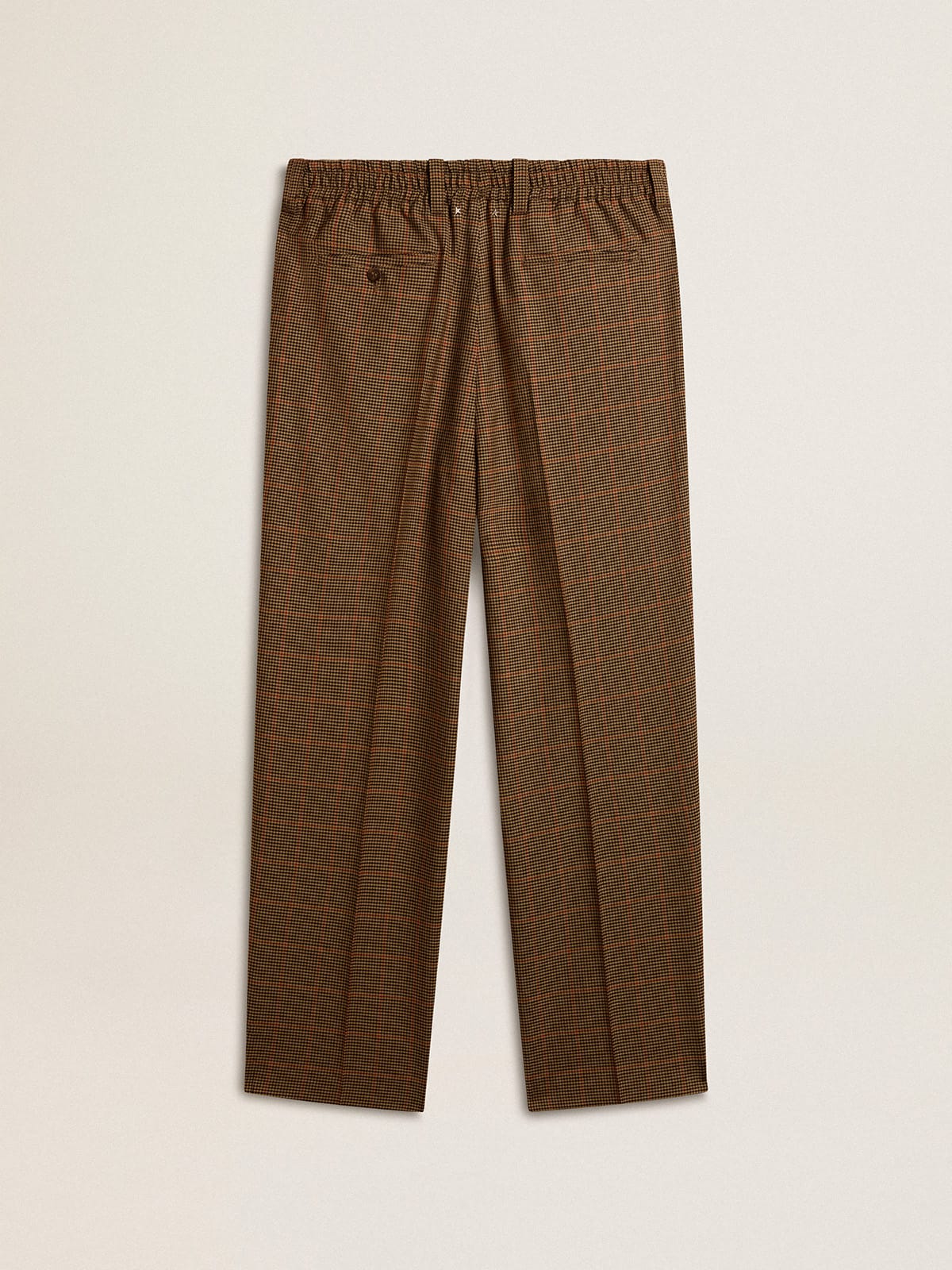 Golden Goose Men's pants in three-colored houndstooth