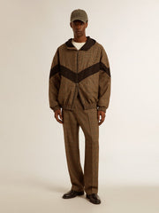 Golden Goose Men's pants in three-colored houndstooth