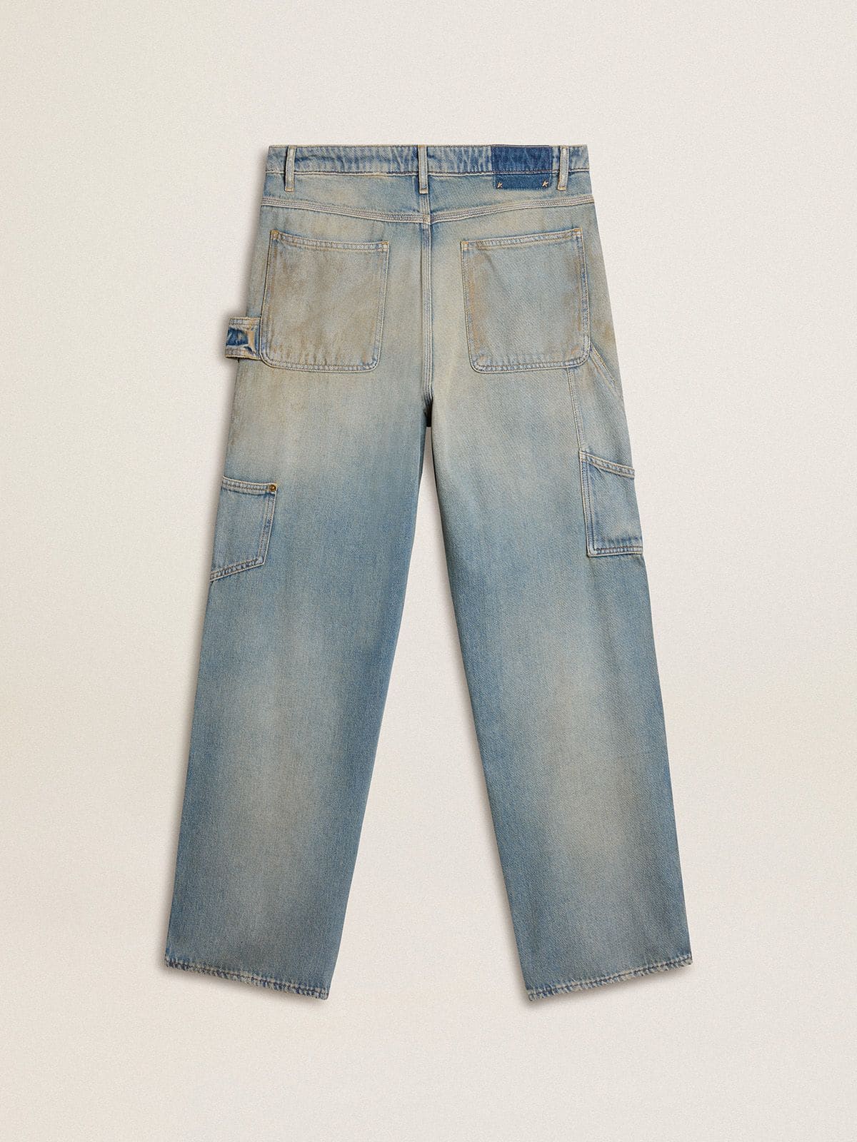 Golden Goose Men's distressed sand-washed jeans