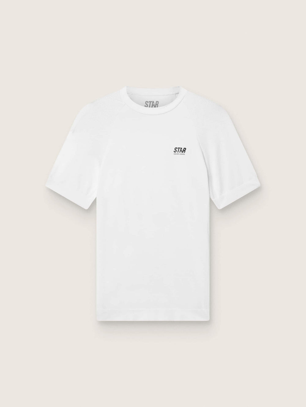 Golden Goose Men's slim-fit white sports T-shirt