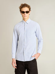 Golden Goose Men's shirt with narrow stripes