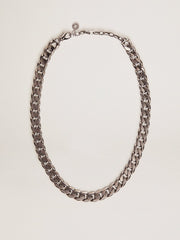 Golden Goose Men's antique silver-colored chain necklace