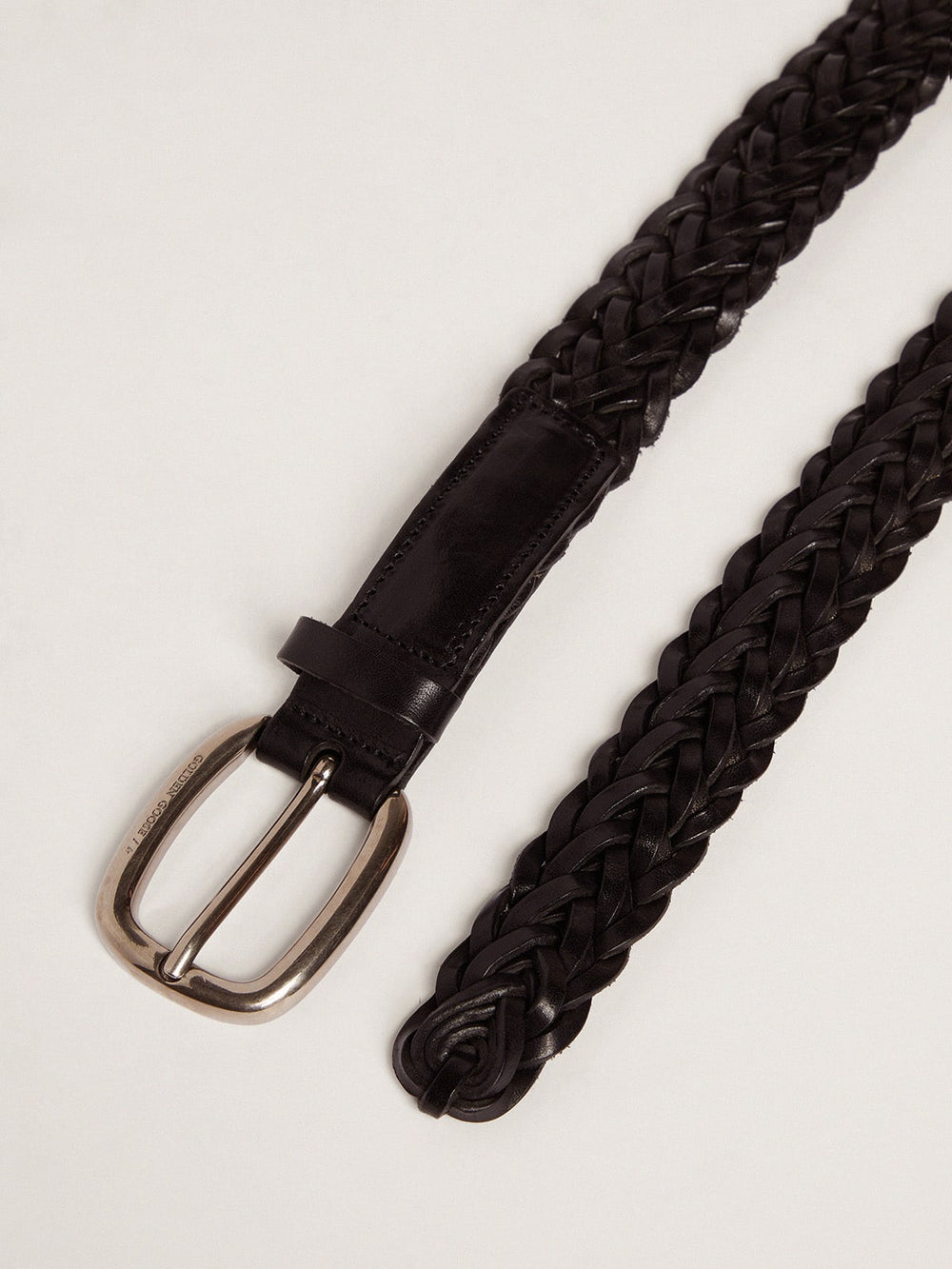 Golden Goose Men's black leather belt | Golden Goose