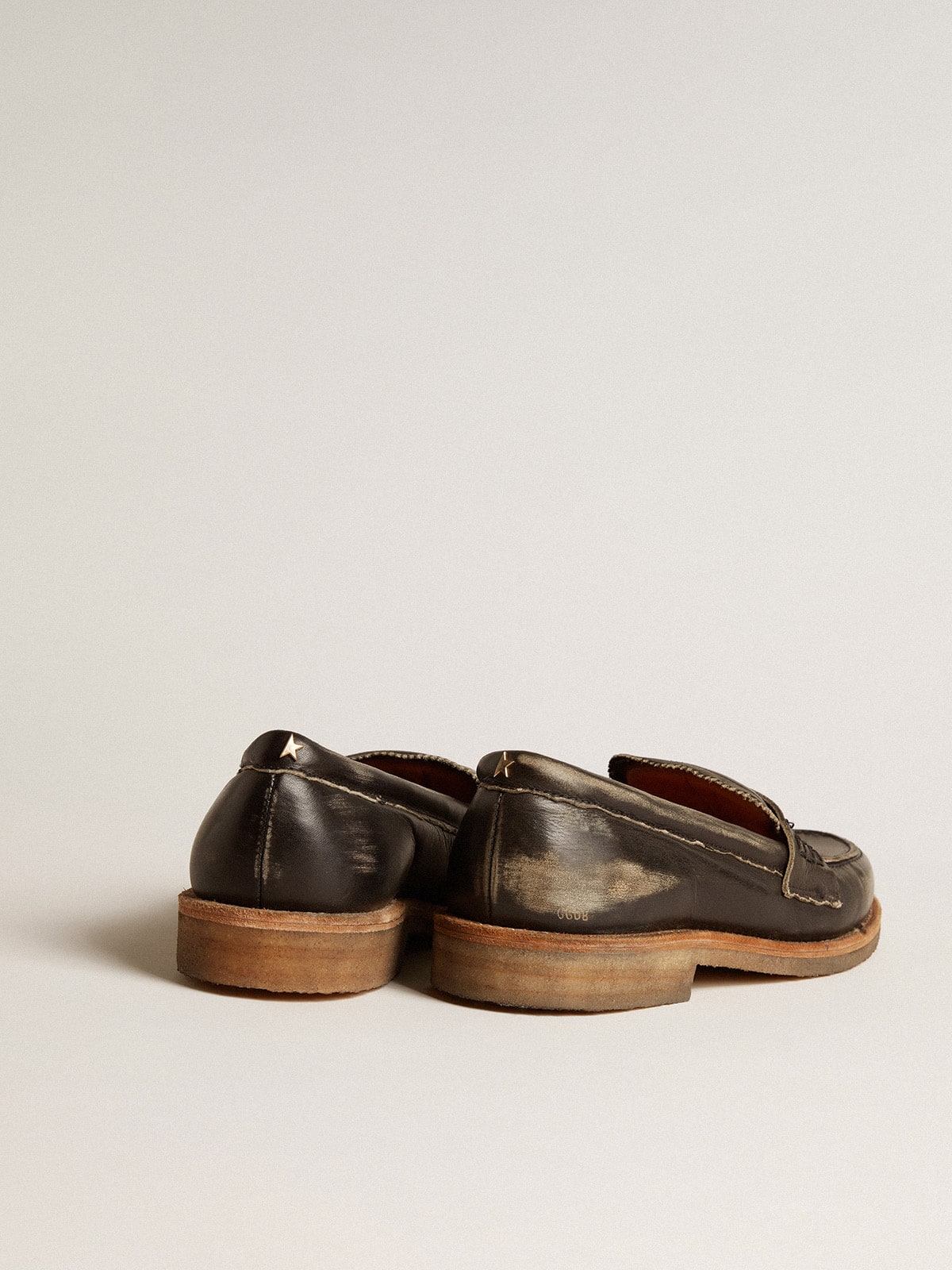 Golden Goose Men's Jerry loafer in black leather
