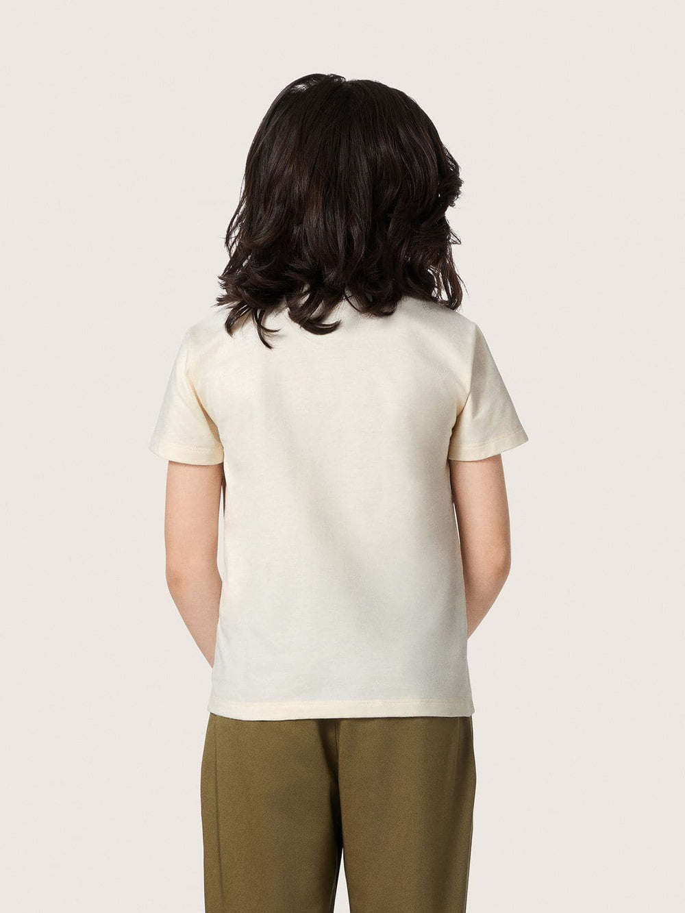 Golden Goose Journey boys’ T-shirt in white cotton jersey with logo