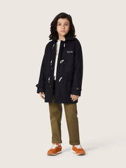 Golden Goose Boys’ dark blue hooded duffle coat