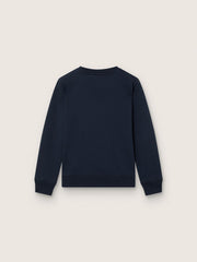 Golden Goose Journey boys’ sweatshirt in blue cotton blend with a contrasting logo