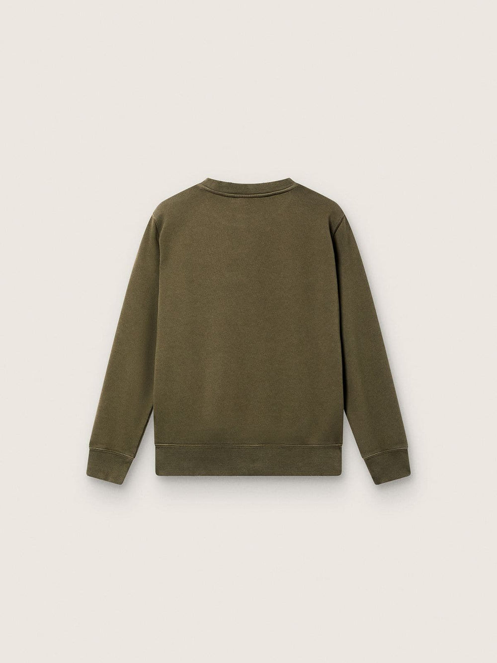 Golden Goose Golden unisex sweatshirt in military-green cotton with reversed logo