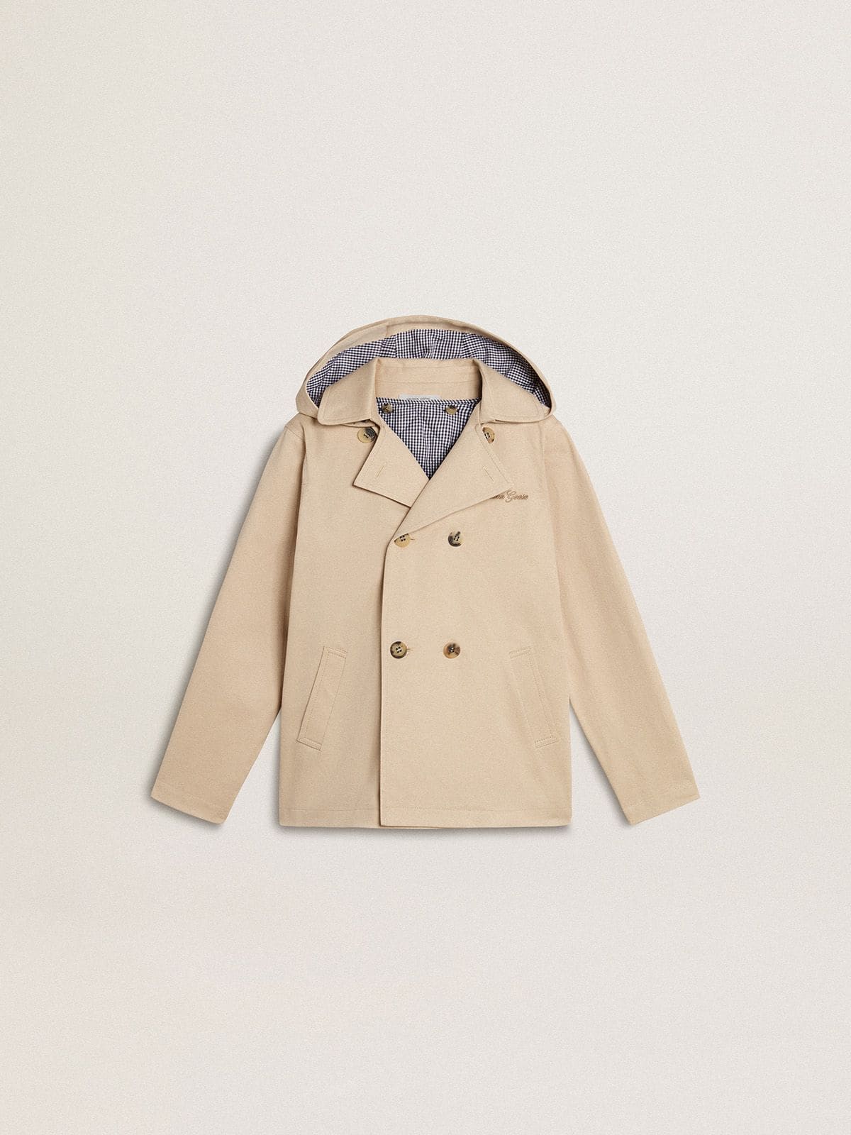 Golden Goose Kids’ trench jacket with removable inner gilet