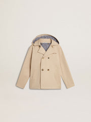 Golden Goose Kids’ trench jacket with removable inner gilet