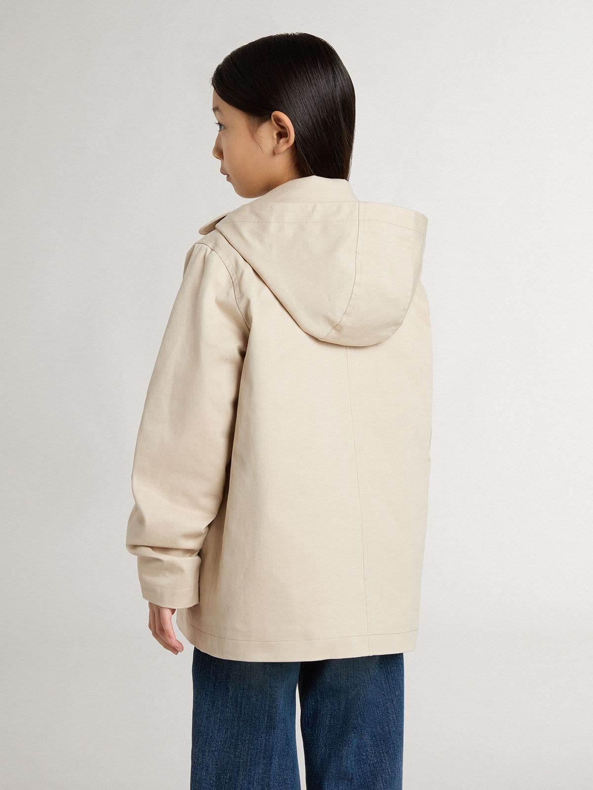 Golden Goose Kids’ trench jacket with removable inner gilet