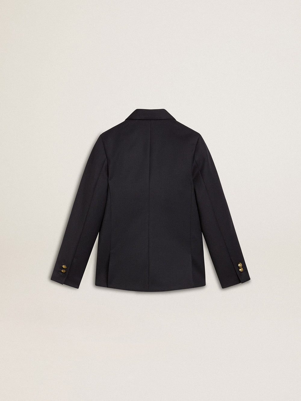 Golden Goose Boys' dark blue double-breasted blazer