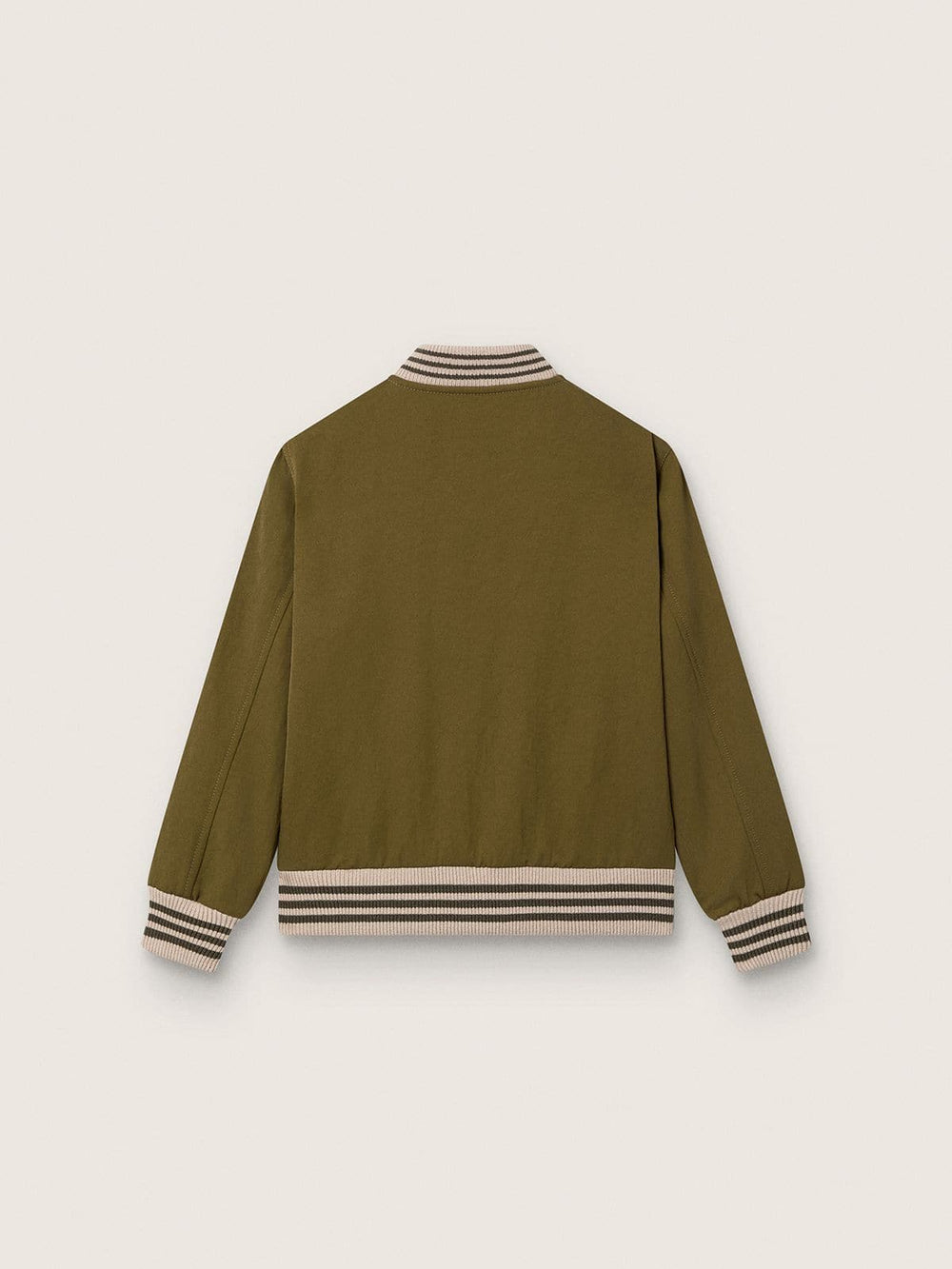 Golden Goose Journey unisex bomber jacket in military-green nylon twill with embroidered patch