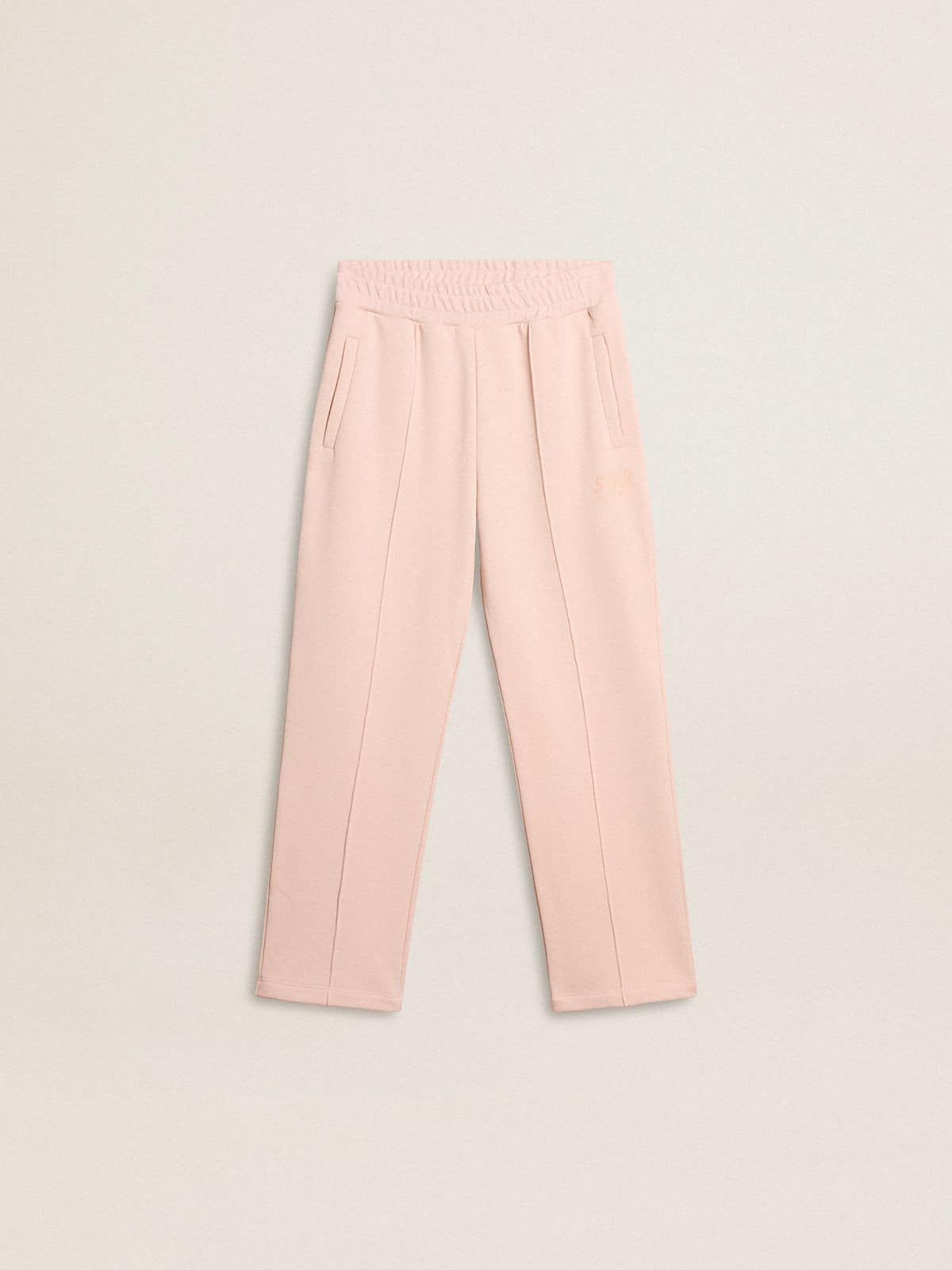 Golden Goose Girls’ pink joggers with print