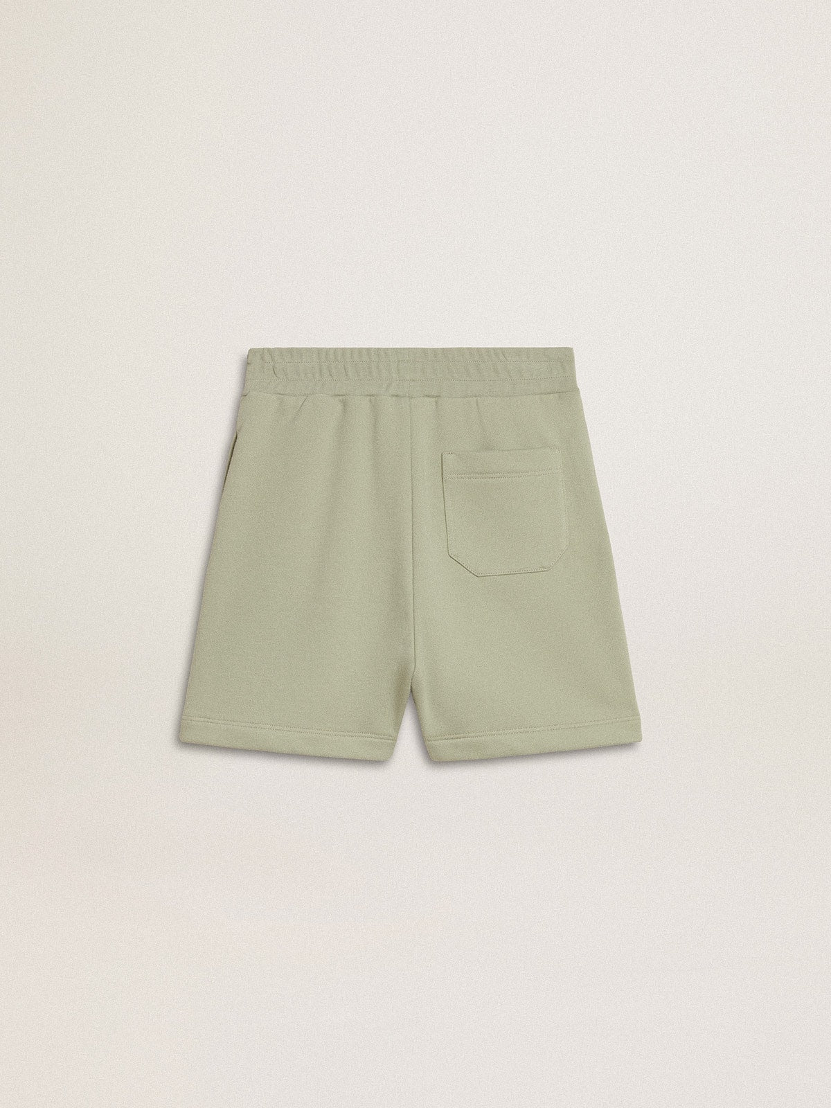 Golden Goose Light green shorts with white star