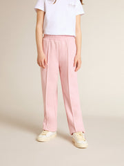 Golden Goose Pink joggers with glitter star on the front