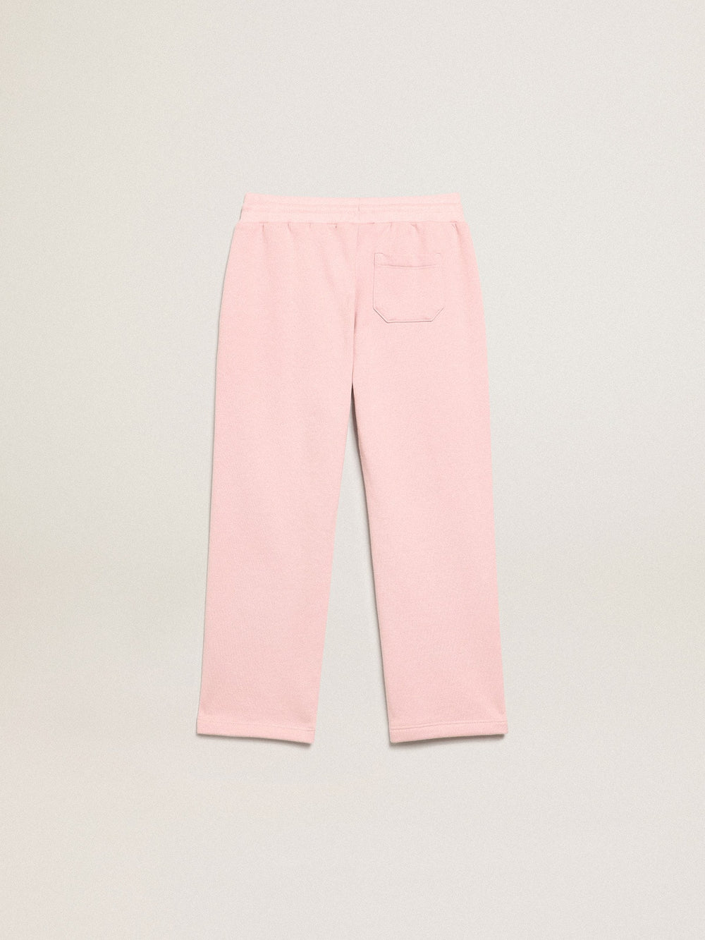 Golden Goose Pink joggers with glitter star on the front