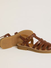 Golden Goose Maxime Young sandals in brown leather