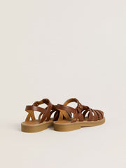 Golden Goose Maxime Young sandals in brown leather