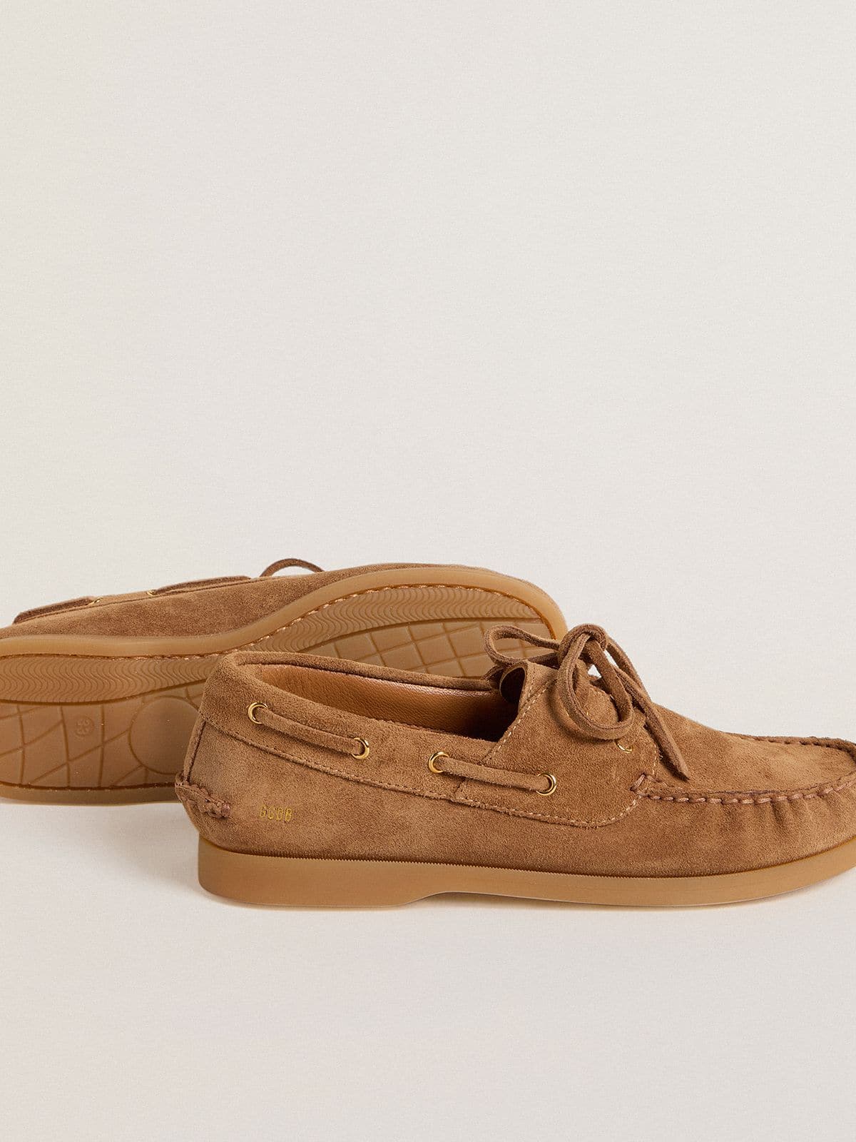Golden Goose Junior Cruise loafer in light brown suede