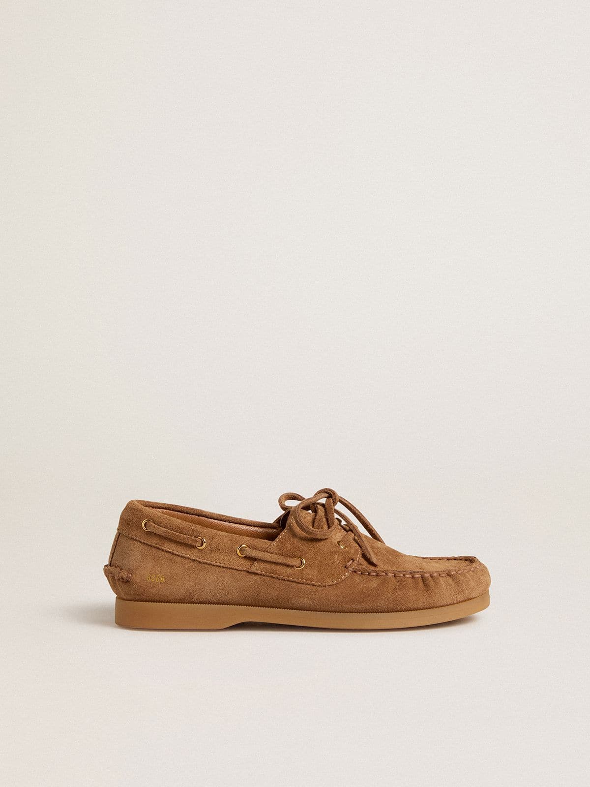 Golden Goose Young Cruise loafer in light brown suede