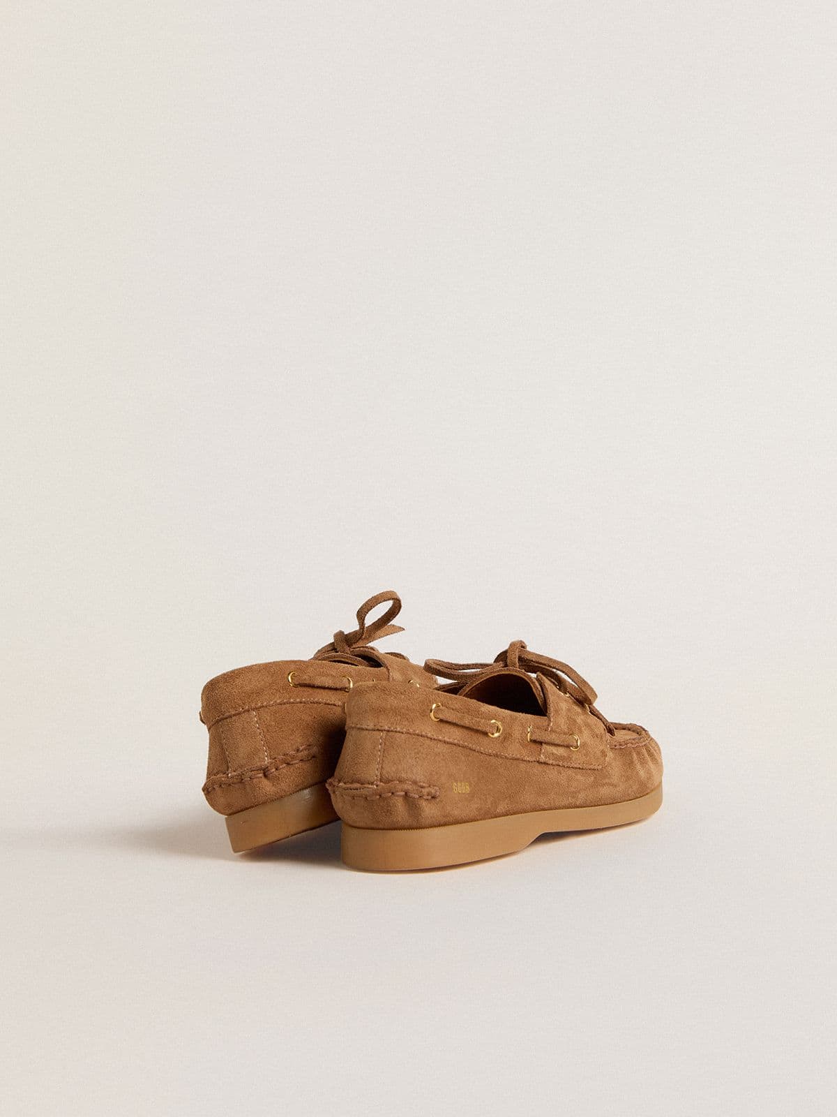 Golden Goose Young Cruise loafer in light brown suede