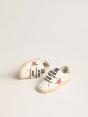 Golden Goose Young Old School in leather with metallic peach leather star