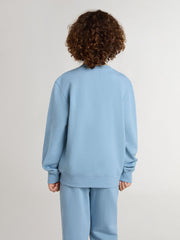 Golden Goose Boys' light blue sweatshirt with lettering on the front