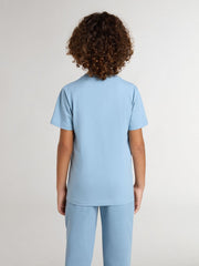 Golden Goose Boys' light blue T-shirt with print