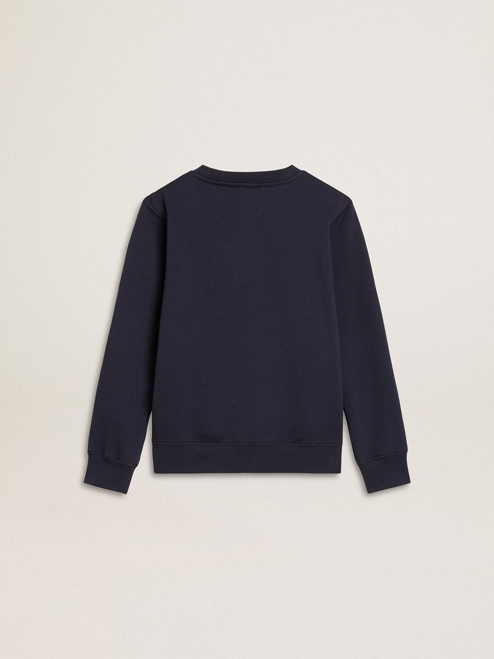 Golden Goose Boys' dark blue sweatshirt with white print