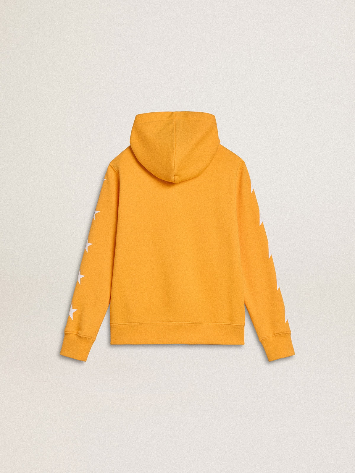 Golden Goose Boys’ orange sweatshirt with zip fastening